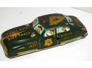 Old Marx Tin Litho Dick Tracy Police Car 10 Inches Long