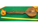 Unique Odd Old Wooden African Strings Instrument Guitar