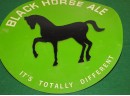 Vintage Plastic Black Horse Ale Beer Advertising Sign