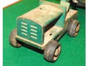 Old Structo Rocker Pressed Steel Tractor & Dump Toy Truck