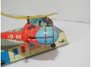 Working 1950 Billers Remote Control Helicopter Tin Litho Wind Up Toy Germany