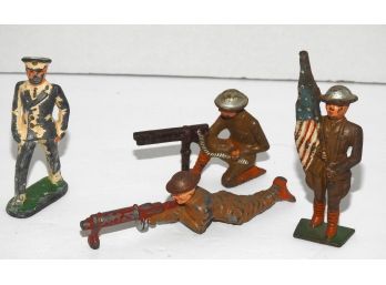 Old Manoil Barclay Metal Soldiers Lot 1