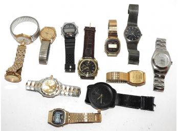 Vintage Mens Watch Lot # 2 - AS IS AND AS FOUND-ALL UNTESTED
