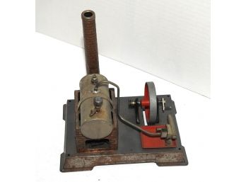 Old Wilesco Metal Steam Engine Toy Made In Germany