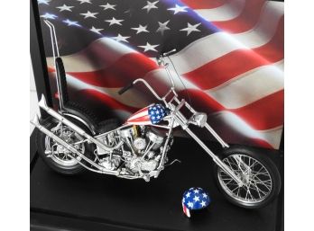 Franklin Mint 1:10 Harley-Davidson Easy Rider American Chopper Motorcycle Retail 499.00 - NO SHIPPING