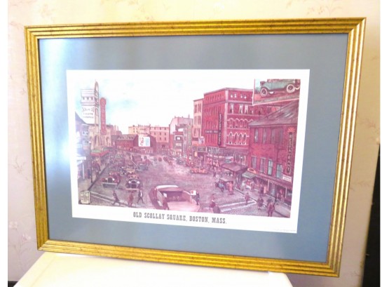 Old Scollay Square Boston Framed Print