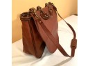 XL Hand Crafted Leather Unisex Saddlebag With Removable Strap