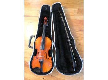 Small Student Violin With Bow And Case
