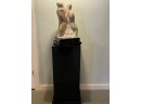 Original Willi Tobias Signed Alabaster Sculpture Of A Pair Of Females Back To Back. ( $4,500 At 1996)