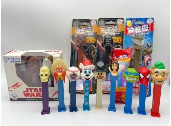 Collection Of Pez Dispensers.