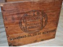 Early 1900's Standard Oil Company Of New York 'Gear Box' Oil Crate