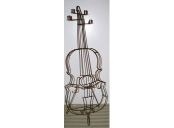 Guitar Shape Candle Stand.