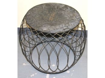 Decorative Round Metal Table
