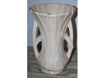 Mc Coy Pottery Ribbon Stripe Vase