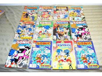 Lot Of 49 Sonic Comics By Archie Comics
