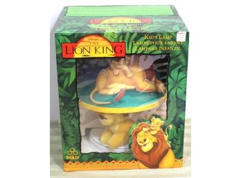 Vintage Lion King Lamp Made By Dolly
