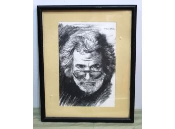 Framed Jerry Garcia Print
