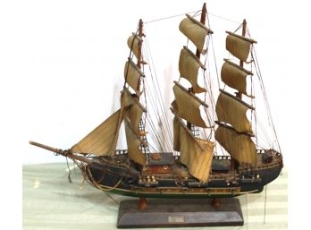 Wood Model Of 18th Century (Circa 1780) Fregat Espanola War Ship