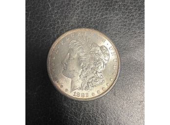 1882 -s Morgan Silver Dollar AU