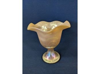 Signed Favile Stretch Glass Vase Signed 'Ourene 217B'