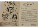 1930s Secret 3 Detective Badge And Premium Book With Letter