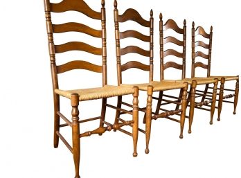 Vintage Ladderback Dining Chairs