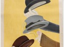 Cappiello - Mossant Hats 1938 Original  Linen Backed Poster (Art Deco Masterpiece)