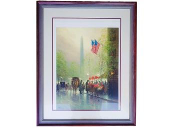 G Harvey 'Americas Artist' Signed Limited Edition Pinnacle Of Freedom Lithograph With COA