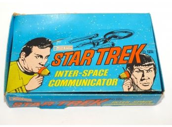 1974 Lonestar Star Trek Inter Space Communicator In Original Box