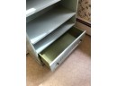 Sage Green Bookshelf With Storage Drawer