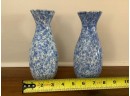 Greenbier International Blue And White Vases