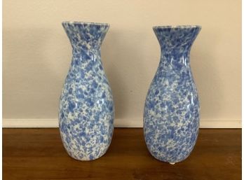 Greenbier International Blue And White Vases