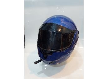 Metalic Blue Lazer Snowboard Helmet