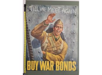 Original 1943 Till We Meet Again War Bonds Poster