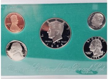 1995 Proof Set In Original Government Packaging