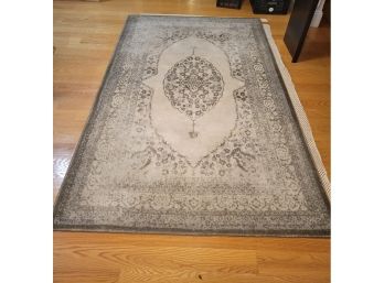Kaleen Woolmark Area Rug With Padded Pre Cut Backing.