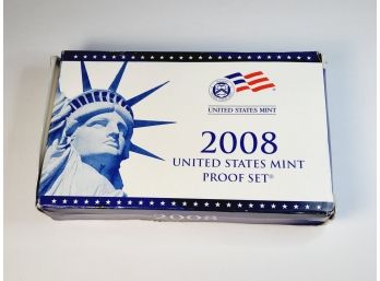Complete...... 2008  United States Proof Set (Rarest Year)