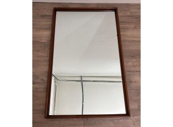 Solid Genuine Mahogany Hanging Mirror
