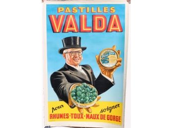 Pastilles Valda Rare Linen Backed Poster