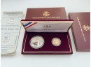 1988 US Mint Olympic Two Coin Proof Set