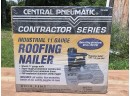 Central Pneumatic 11 Guage Roofing Nailer, New In Box