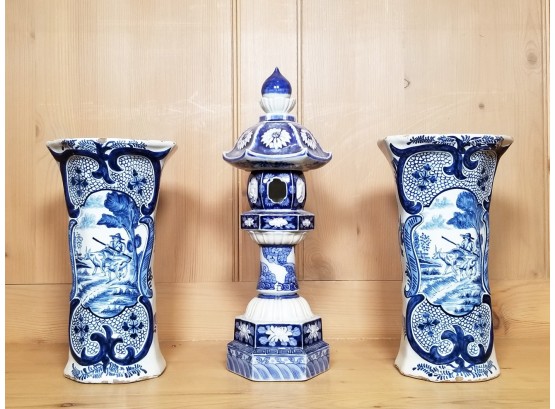 Collection Antique Delft Pottery By Jan Van Duijn And More
