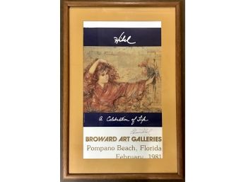 Broward Art Galleries Signed Print