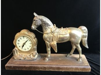 Vintage Horse Mantle Clock