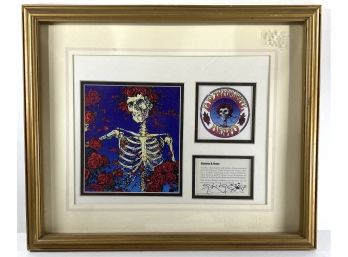 Grateful Dead - Skeleton & Roses - Framed Matted & Signed By Stanley Mouse