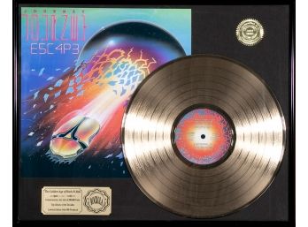 Journey Limited Edition Framed Gold Record Display