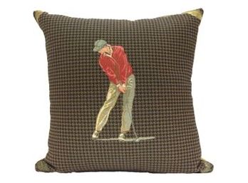 Golfer In Red Sweater Pillow(case Only)