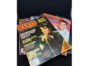 Vintage Elvis Magazine Lot (ID #104)