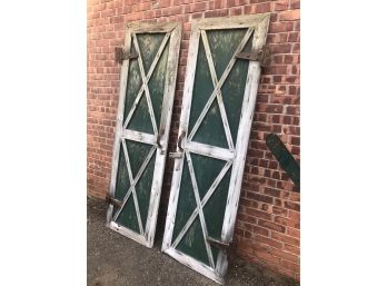 Green Barn Doors