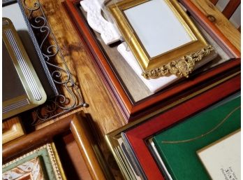 Large Assortment Small Photo Frames